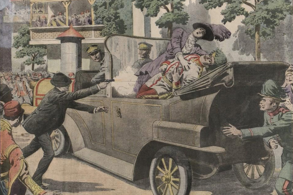 Гаврило Принцип убил австро-венгерского престолонаследника эрц-герцога Франца Фердинанда